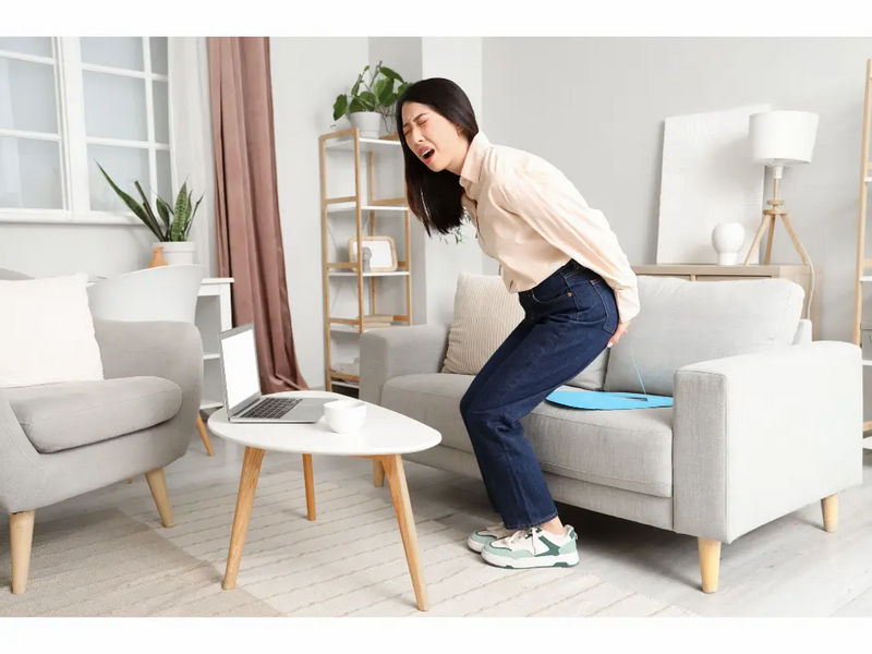 尾椎痛嚴重者甚至會影響生活品質。(圖片來源:網路)